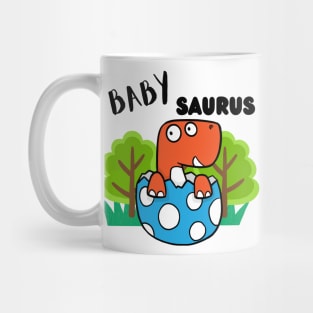 Babysaurus - a family of dinosaurs Mug